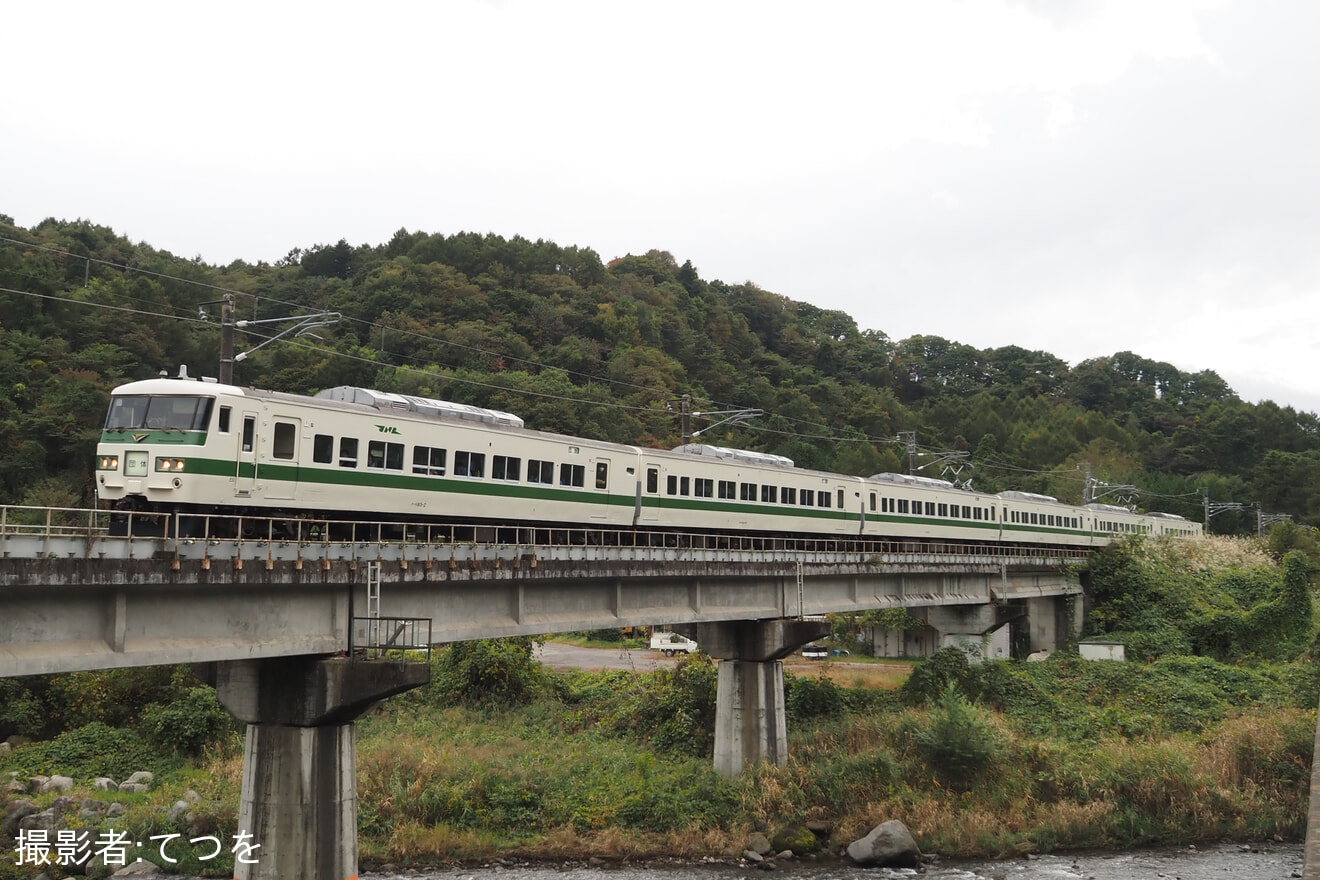 【JR東】「上野～万座・鹿沢口　国鉄型「185系」で行く!ツアー」を催行の拡大写真