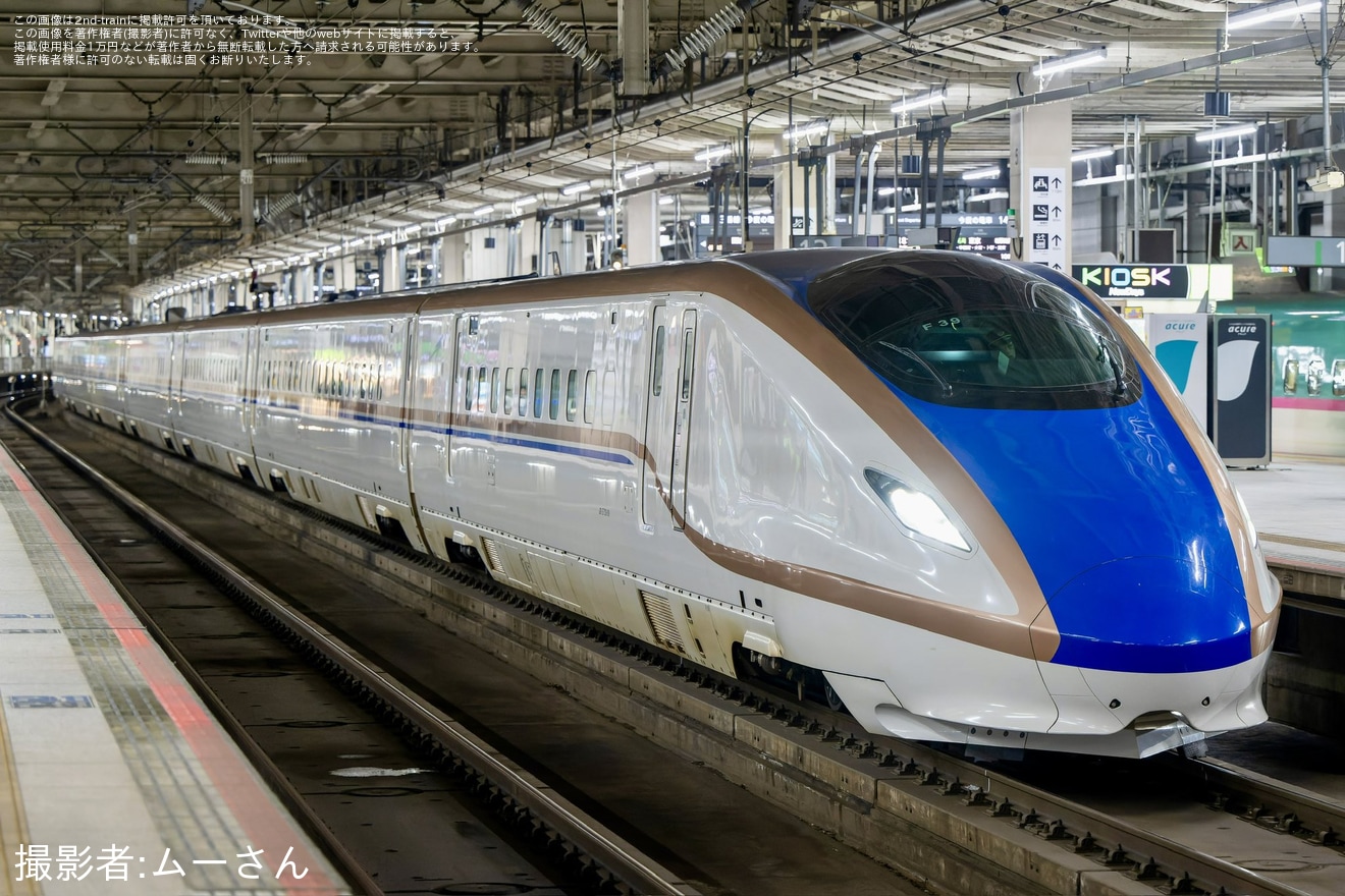 【JR東】E7系F39編成が新幹線総合車両センターから返却回送の拡大写真