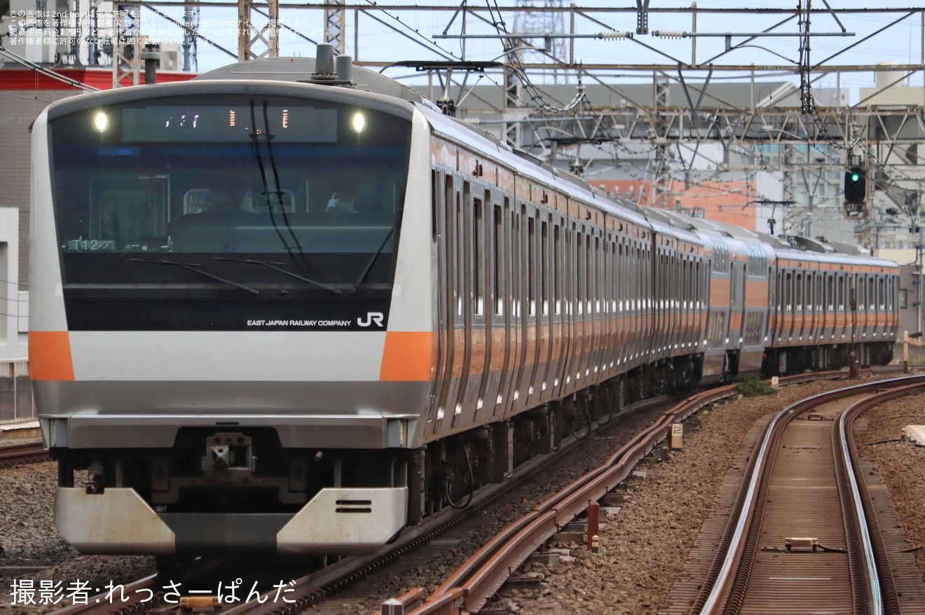 【JR東】E233系T12編成へグリーン車が組み込み営業運転開始の拡大写真