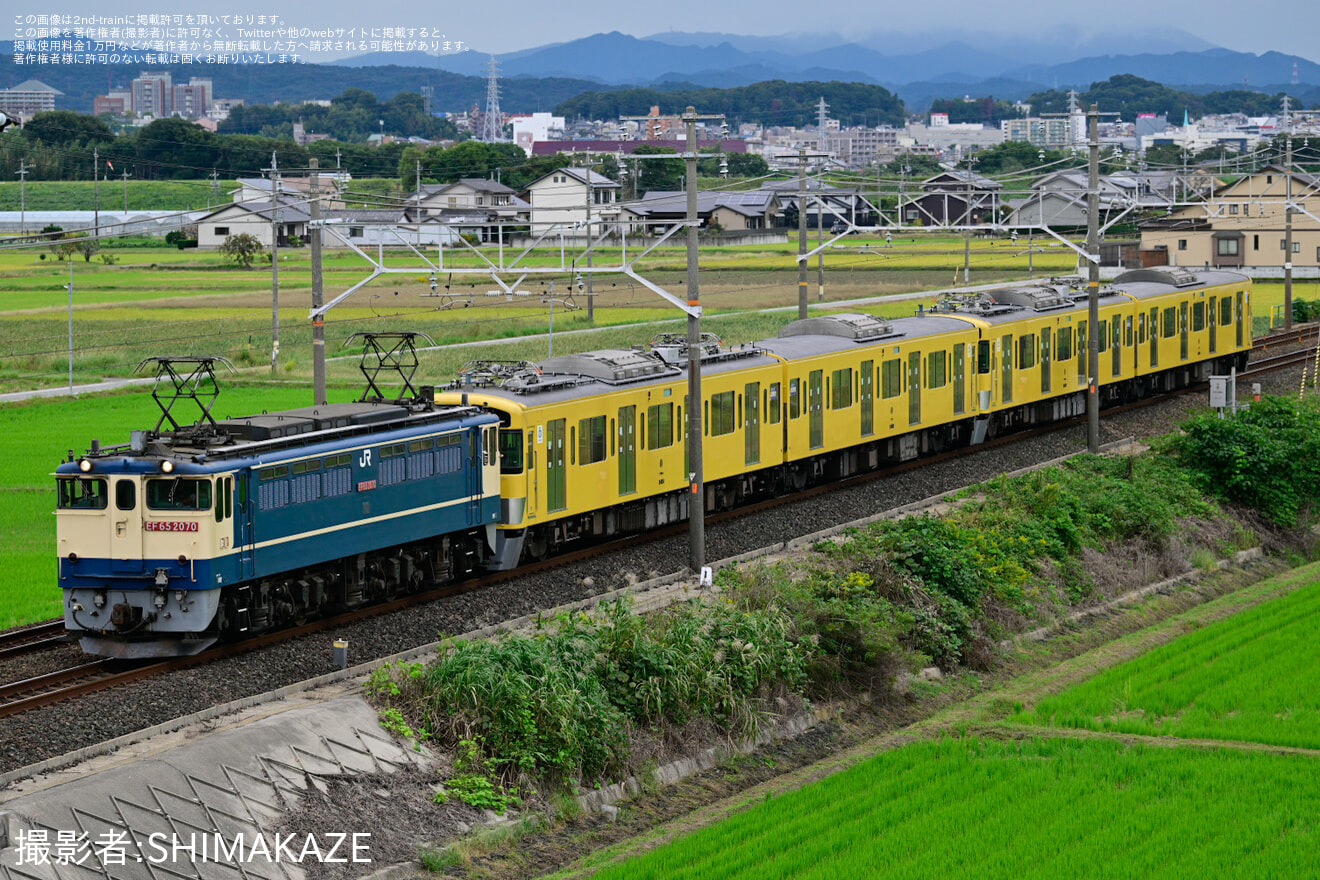 【西武】2000系2451F+2453F 近江鉄道譲渡甲種輸送の拡大写真