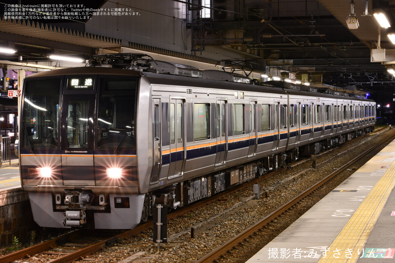 【JR西】207系T28編成 網干総合車両所本所出場回送の拡大写真