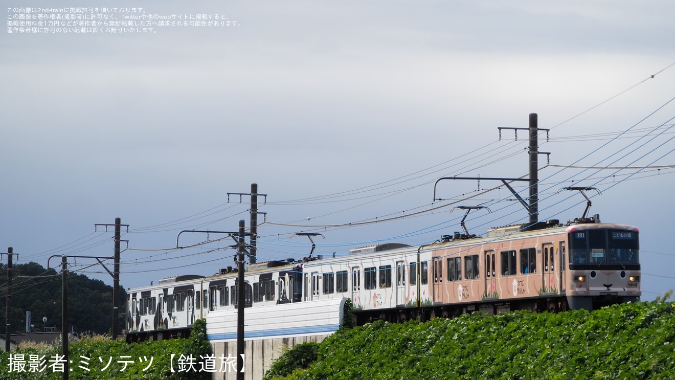 【東急】電車まつりに合わせてこどもの国線「3両編成臨時列車」運転・「4両編成定期列車」運転の拡大写真