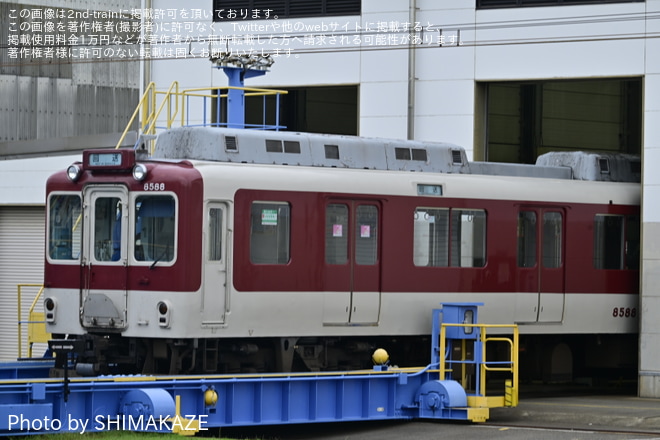 【近鉄】8000系L88が塩浜検修車庫へ廃車回送