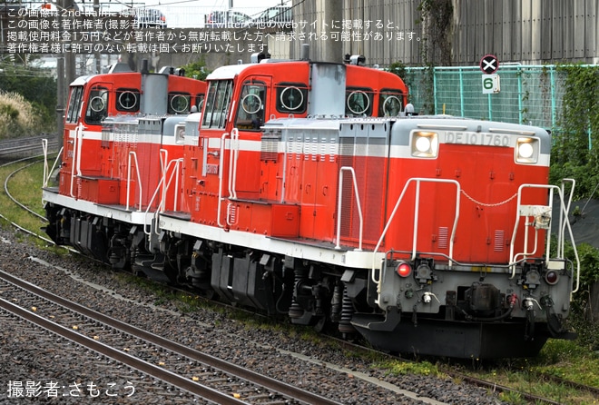 【JR東】DE10-1651+DE10-1760が一ノ関から秋田総合車両センターへ回送