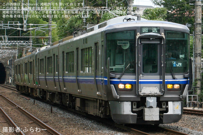 【あい鉄】521系AK18編成吹田総合車両所本所入場回送