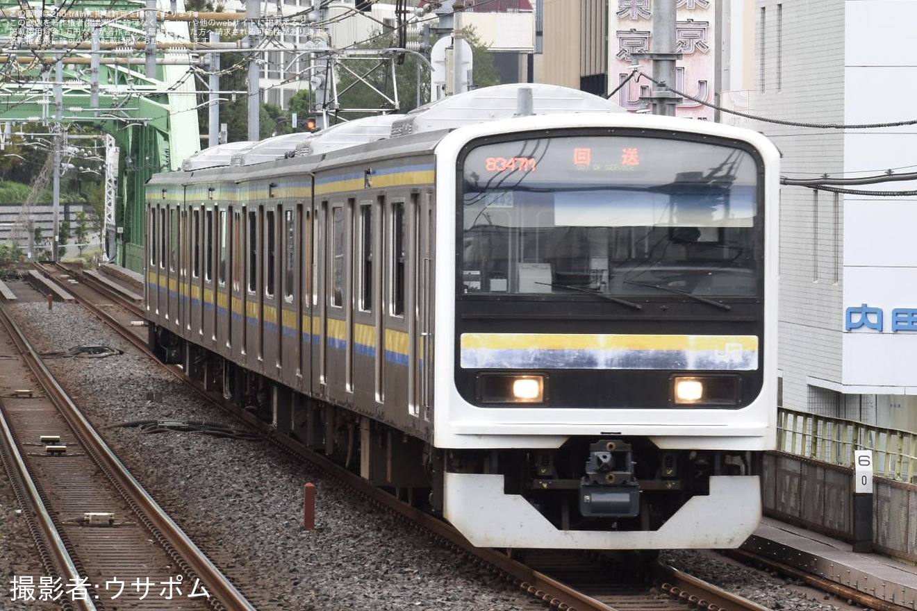 【JR東】209系マリC442編成大宮総合車両センター出場回送の拡大写真