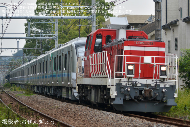  【小田急】5000形5063×10(5063F)J-TREC横浜事業所出場甲種輸送を大船～北鎌倉間で撮影した写真