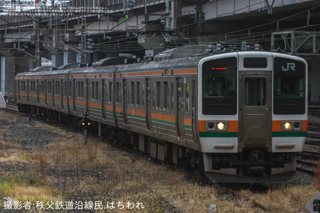 【JR東】211系A37編成大宮総合車両センター入場回送(202410)の拡大写真