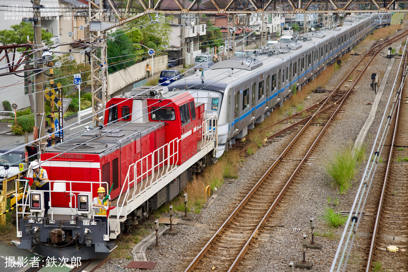  【小田急】5000形5063×10(5063F)J-TREC横浜事業所出場甲種輸送の拡大写真