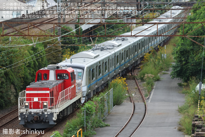  【小田急】5000形5063×10(5063F)J-TREC横浜事業所出場甲種輸送を鶴見～新鶴見間で撮影した写真