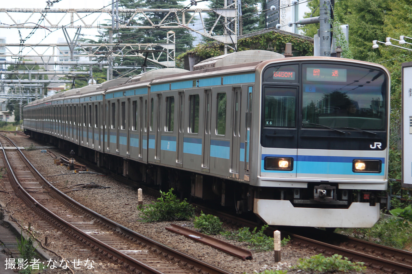 【JR東】E231系ミツK6編成 東京総合車両センター入場の拡大写真