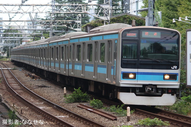 【JR東】E231系ミツK6編成 東京総合車両センター入場を原宿駅で撮影した写真