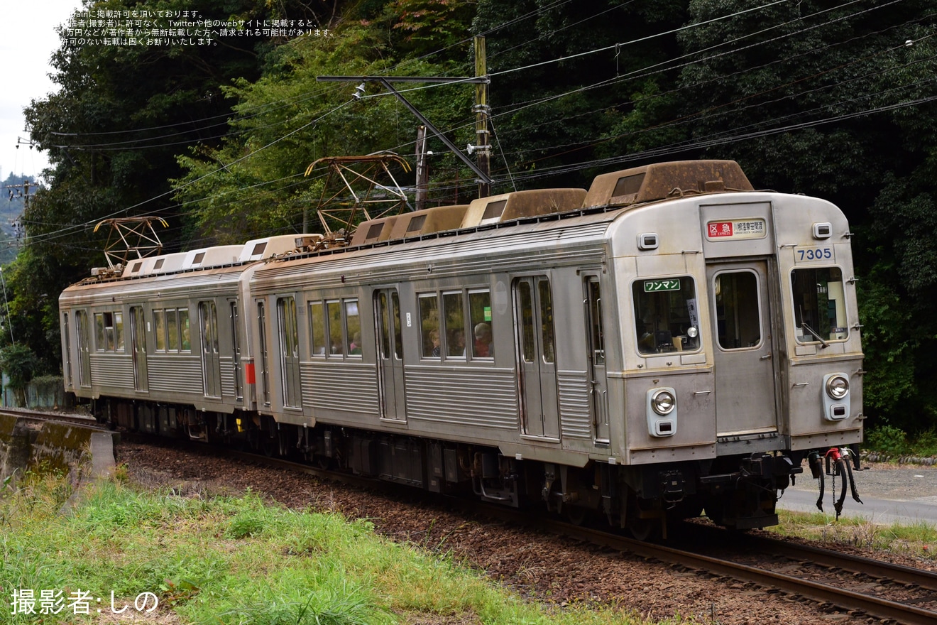 【大鐵】7200系(原型顔)を千頭方に組成した2連が運用の拡大写真