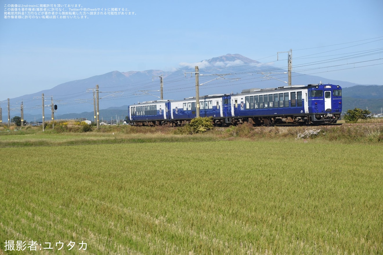 【JR東】快速「羽越 Shu*Kura」が臨時運行の拡大写真