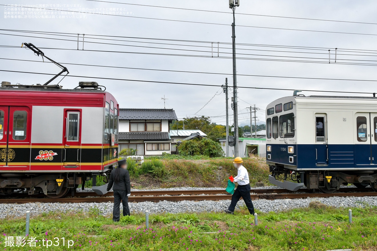 【上田】6000系6001Fが故障し1000系1004Fまるまどりーむ号が救援の拡大写真