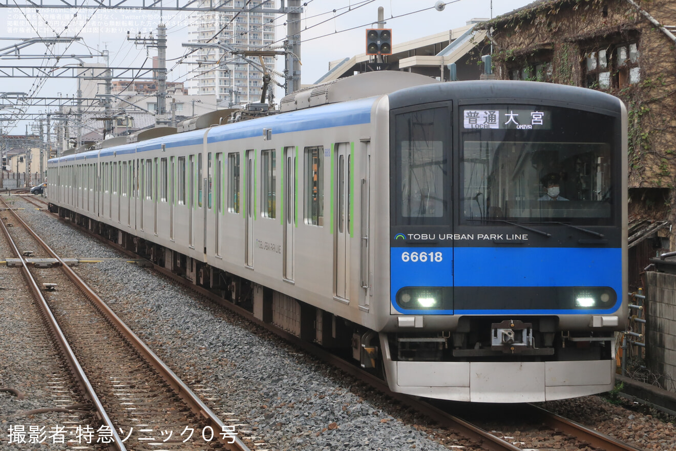 【東武】60000系61618F行先表示器をフルカラーLEDに更新の拡大写真