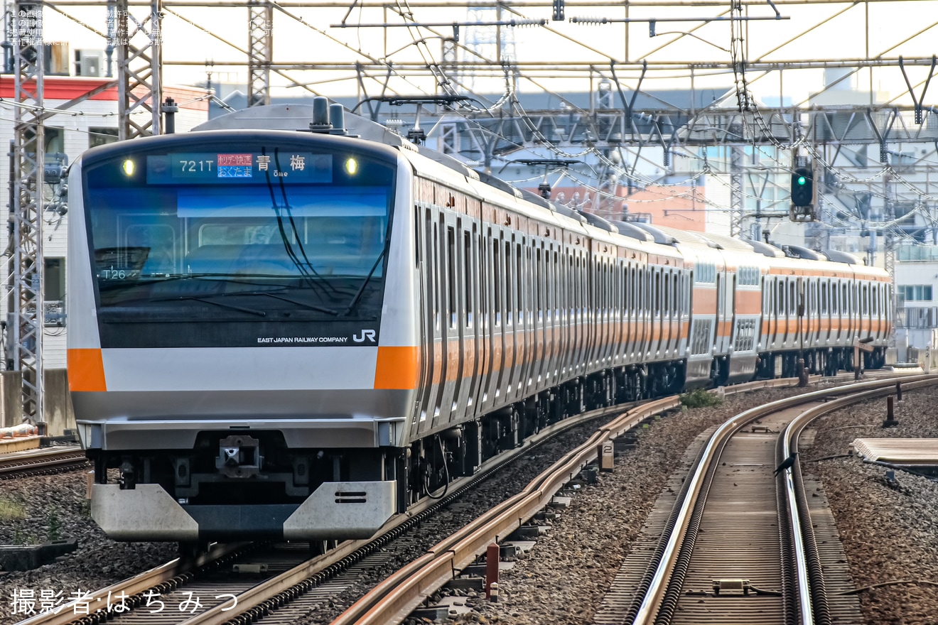 【JR東】E233系T26編成へグリーン車が組み込み営業運転開始の拡大写真