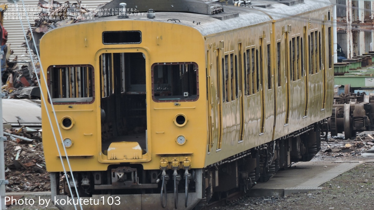 JR西】115系D-30編成が解体中 |2nd-train鉄道ニュース