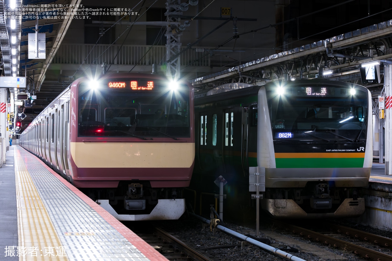 【JR東】上野駅工事に伴い一部列車が地平ホーム発着にの拡大写真