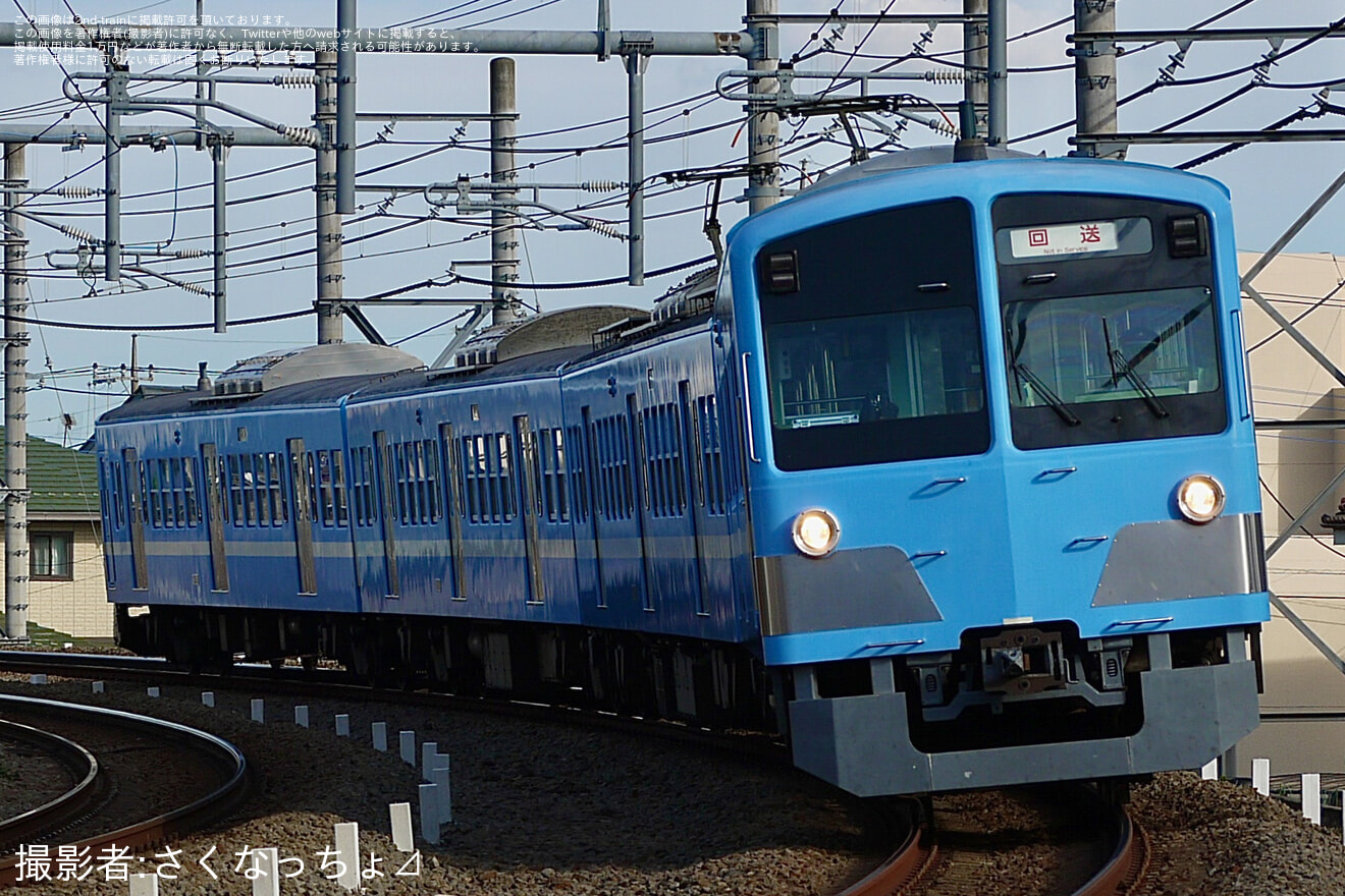 【西武】新101系1251F(近江鉄道カラー) 練馬駅管区異常時訓練に伴う臨時回送の拡大写真