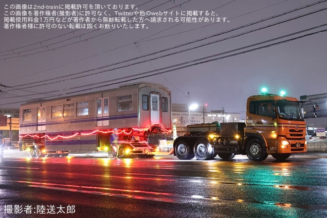 【大モノ】1000系1101Fが廃車のため陸送