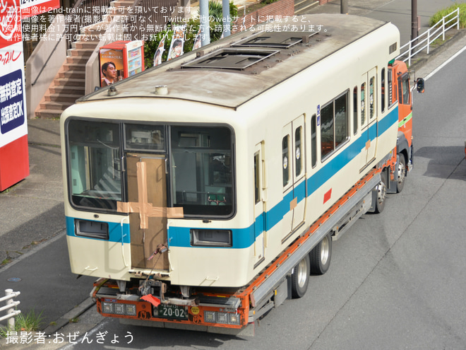 【小田急】8000形8059F 8109号車-8159号車が大野総合車両所より搬出