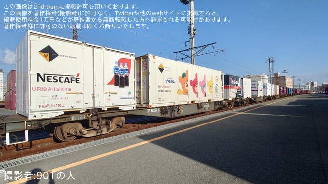 【JR貨】百済貨物ターミナル駅「機関車・貨車・コンテナ撮影会」開催を百済貨物ターミナルで撮影した写真