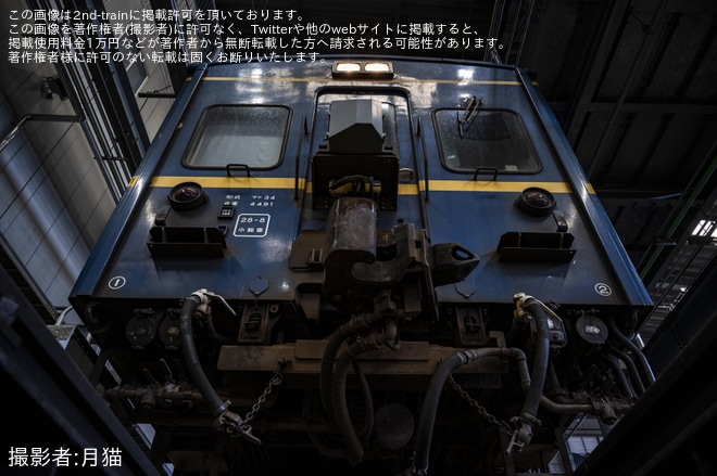 【JR九】「熊本車両センターでは最後となるマヤ３４形見学会！！」が開催を熊本車両センターで撮影した写真