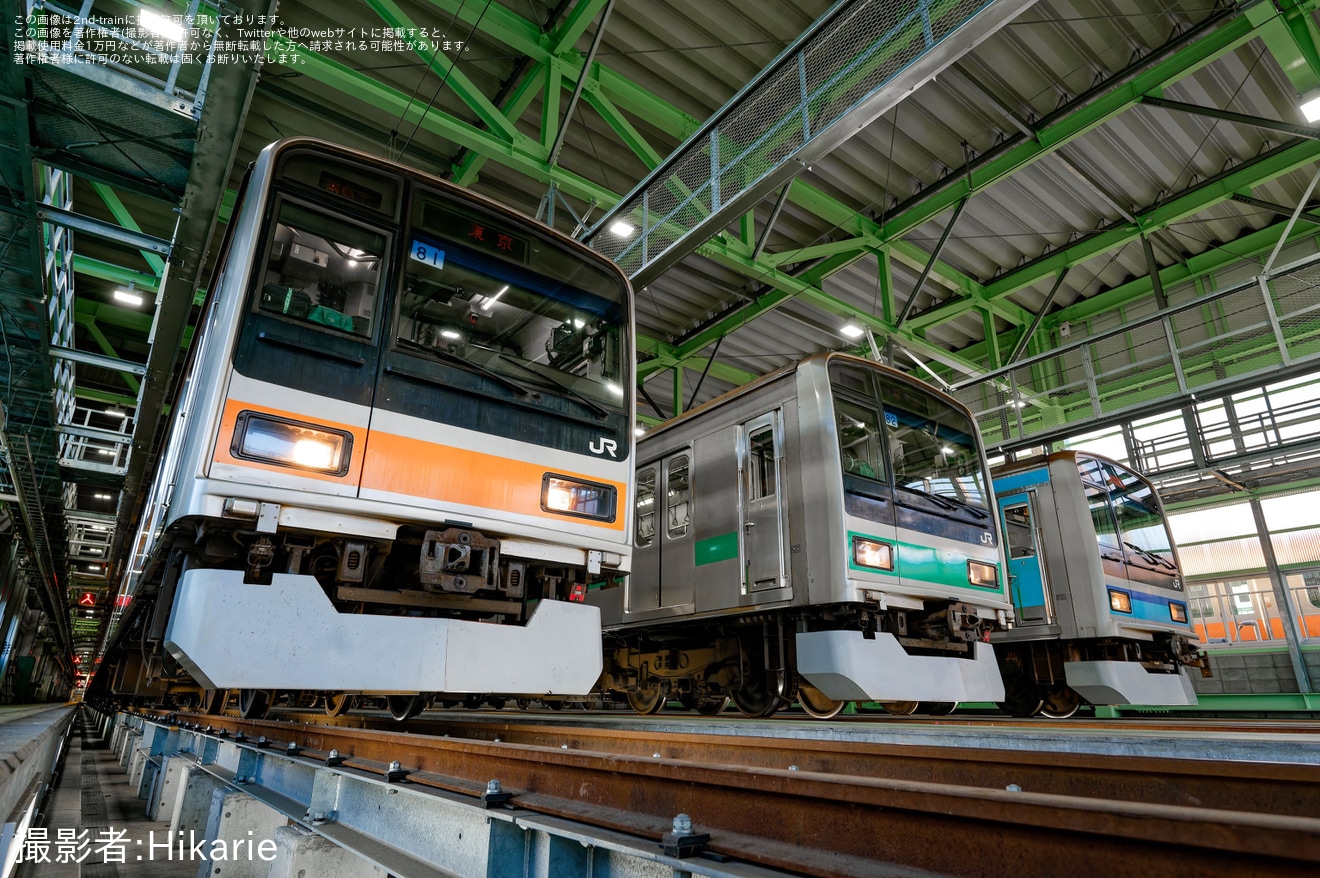 【JR東】209系・E231系「地下鉄直通車撮影会」開催の拡大写真