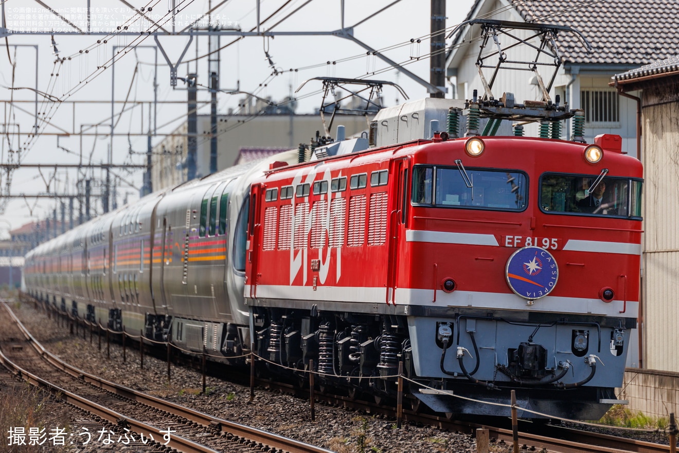 【JR東】EF81-95牽引仙台行きカシオペア紀行運転（20241105）の拡大写真