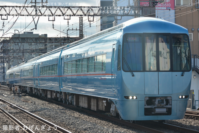 【小田急】60000形60253F(60253×6)重要部検査明け試運転を本厚木駅で撮影した写真