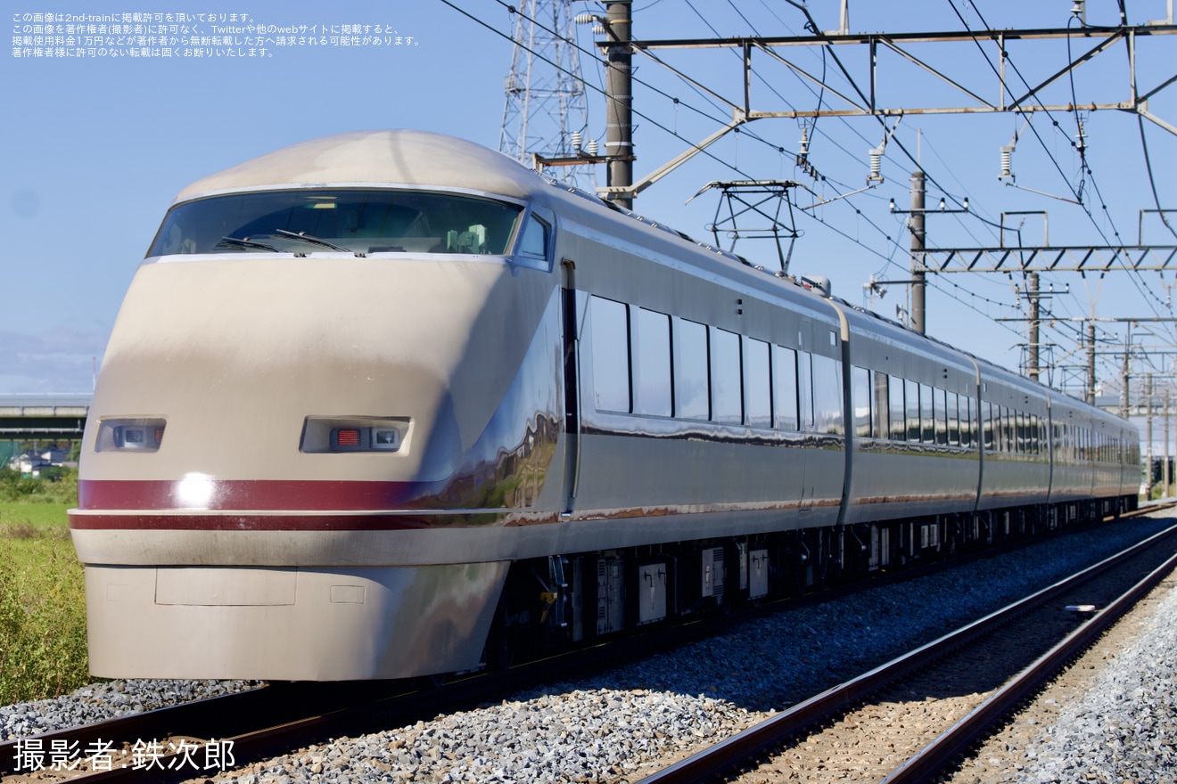 【東武】100系101F(スペーシアDRC色) 廃車回送の拡大写真