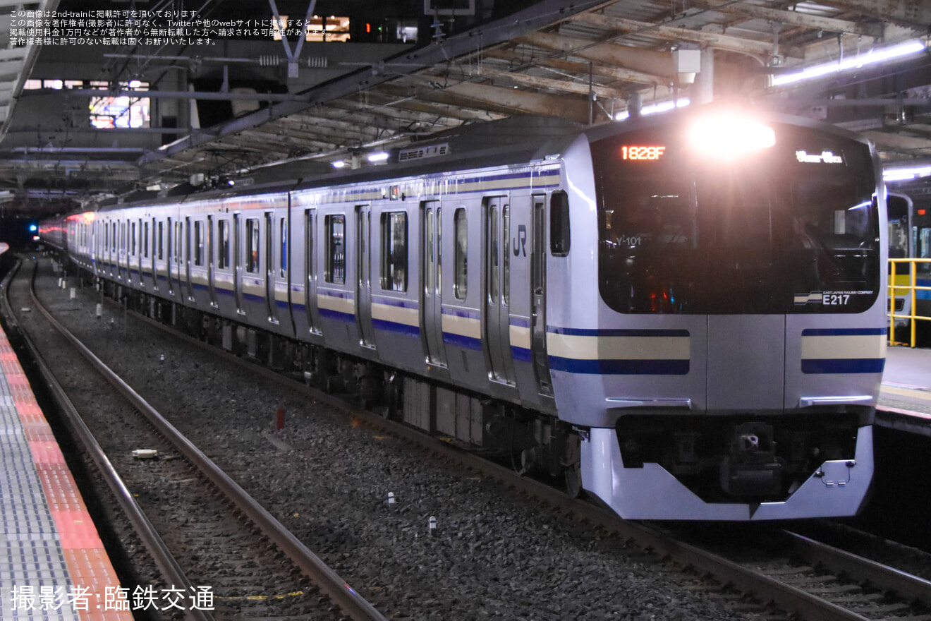 【JR東】E217系Y101編成が復刻塗装となり運用復帰の拡大写真