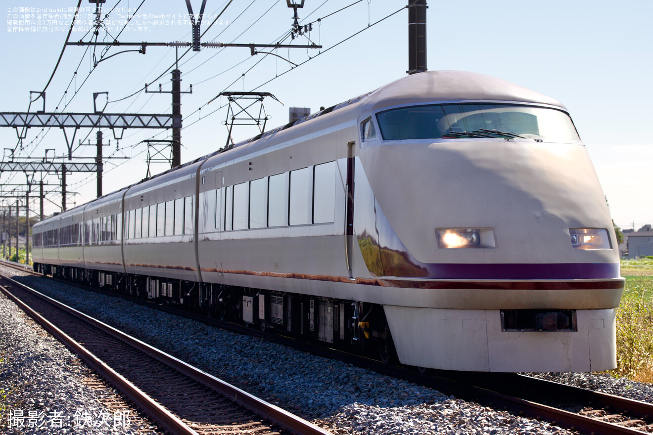 【東武】100系101F(スペーシアDRC色) 廃車回送の拡大写真