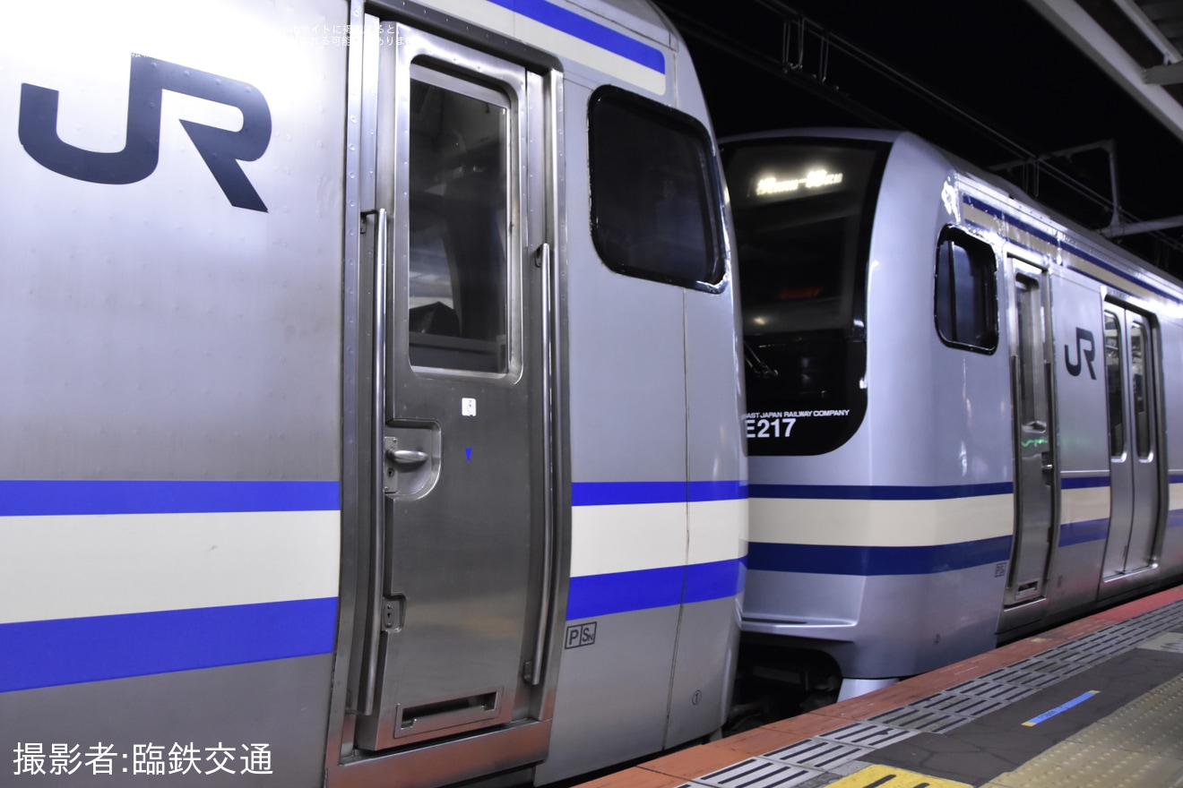 【JR東】E217系Y101編成が復刻塗装となり運用復帰の拡大写真