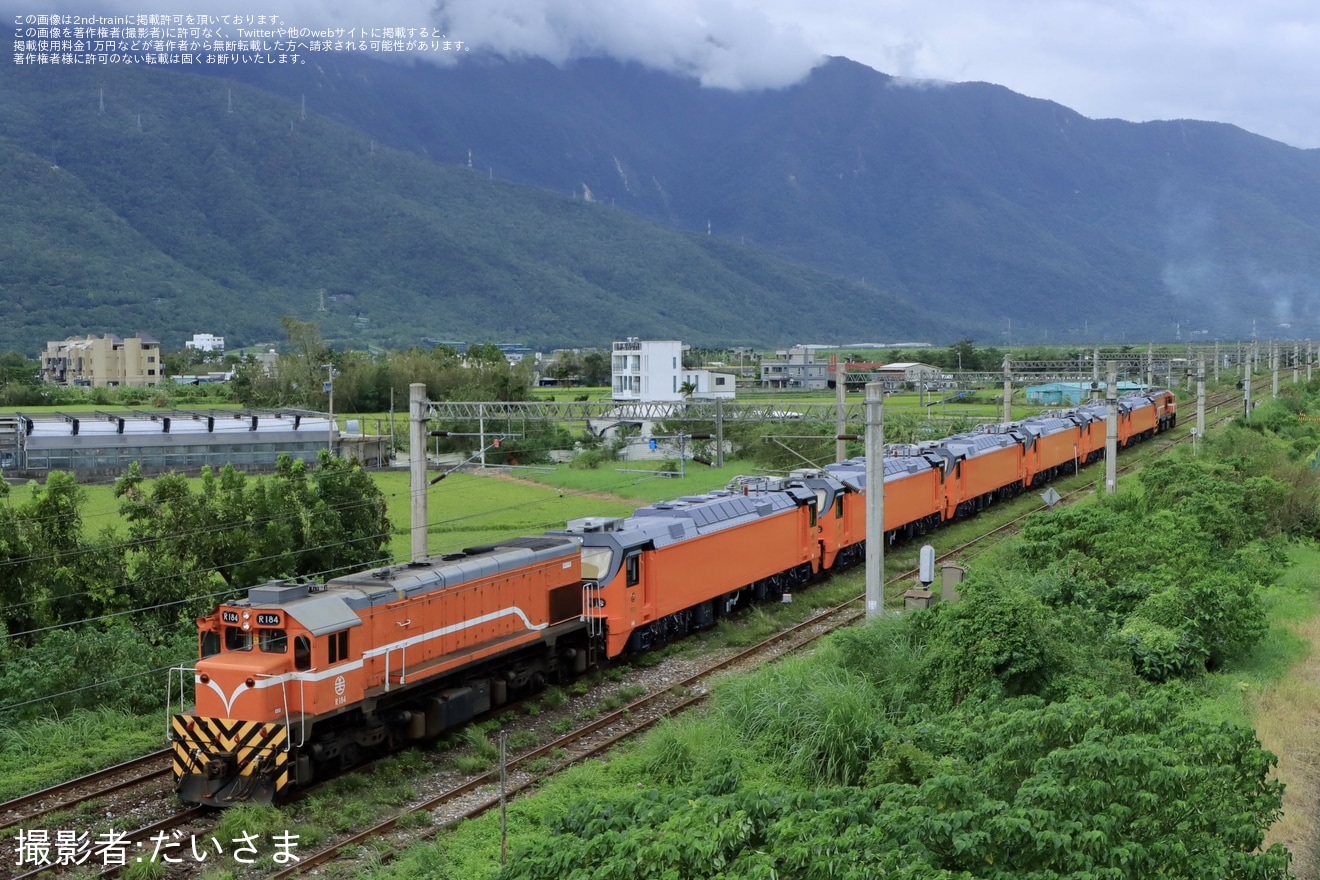 【台鐵】新型電機E500型E513/E514/E515/E516/E517/E518が花蓮港から輸送の拡大写真