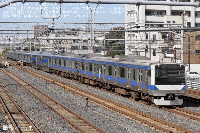 【JR東】E531系K405編成が大宮総合車両センター東大宮センターから回送