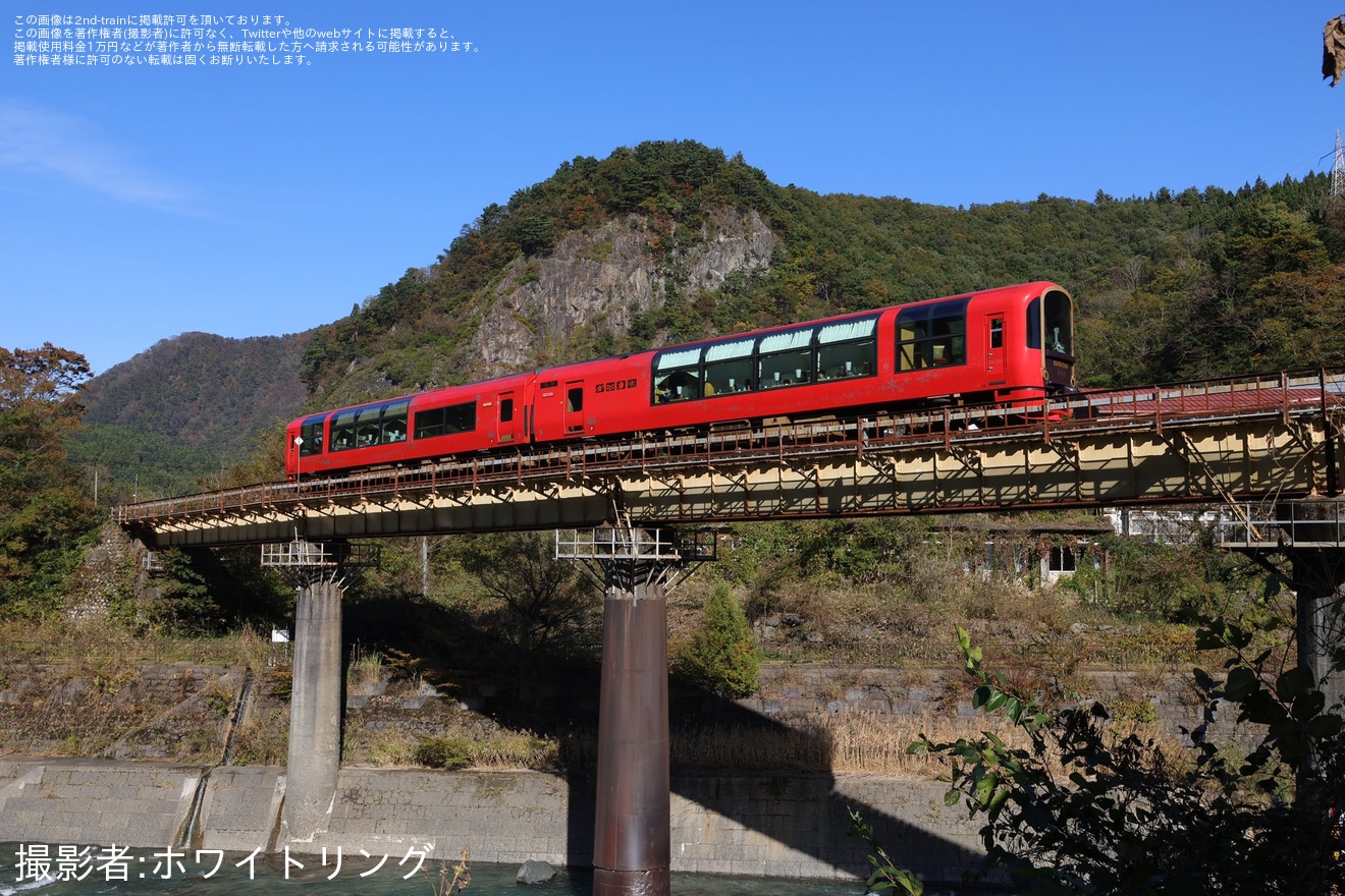 【トキ鉄】「雪月花」JR大糸線運行「雪月花JR大糸線特別運行2024 秋風香る姫川渓谷」ツアーが催行の拡大写真