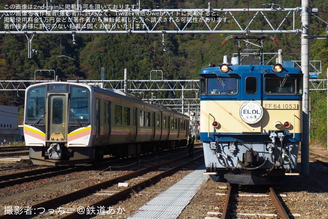 【JR東】「特別なアングルから撮ろう!水上駅電留線EL撮影会」が開催を水上駅で撮影した写真