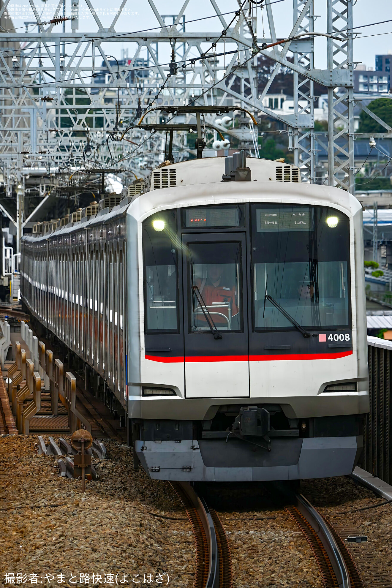 【東急】5050系4108F長津田車両工場入場回送の拡大写真