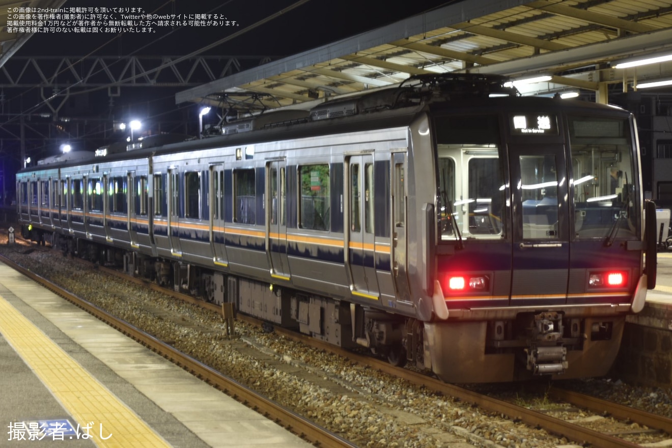 【JR西】207系S1編成網干総合車両所本所入場回送の拡大写真