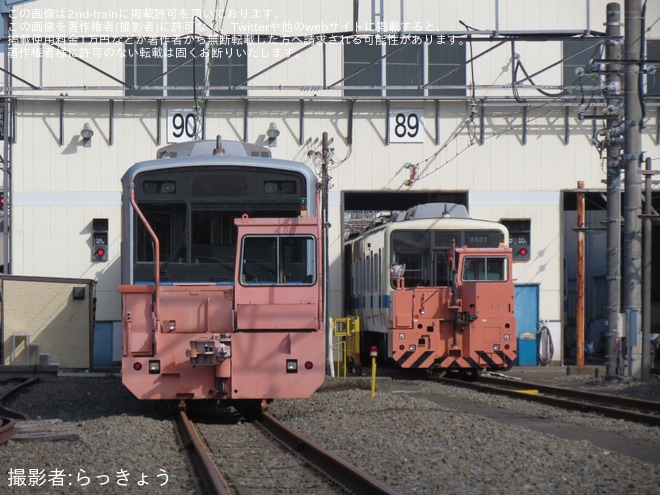 【小田急】8000形8257F(8257×6)が 大野総合車両所89番線に入線