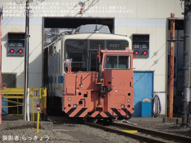 【小田急】8000形8257F(8257×6)が 大野総合車両所89番線に入線