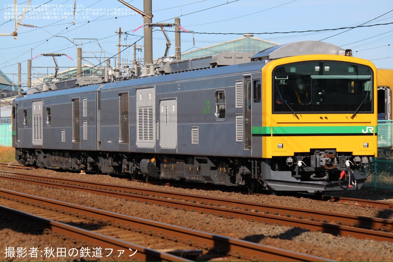 【JR東】E493系02編成が秋田総合車両センターへの拡大写真