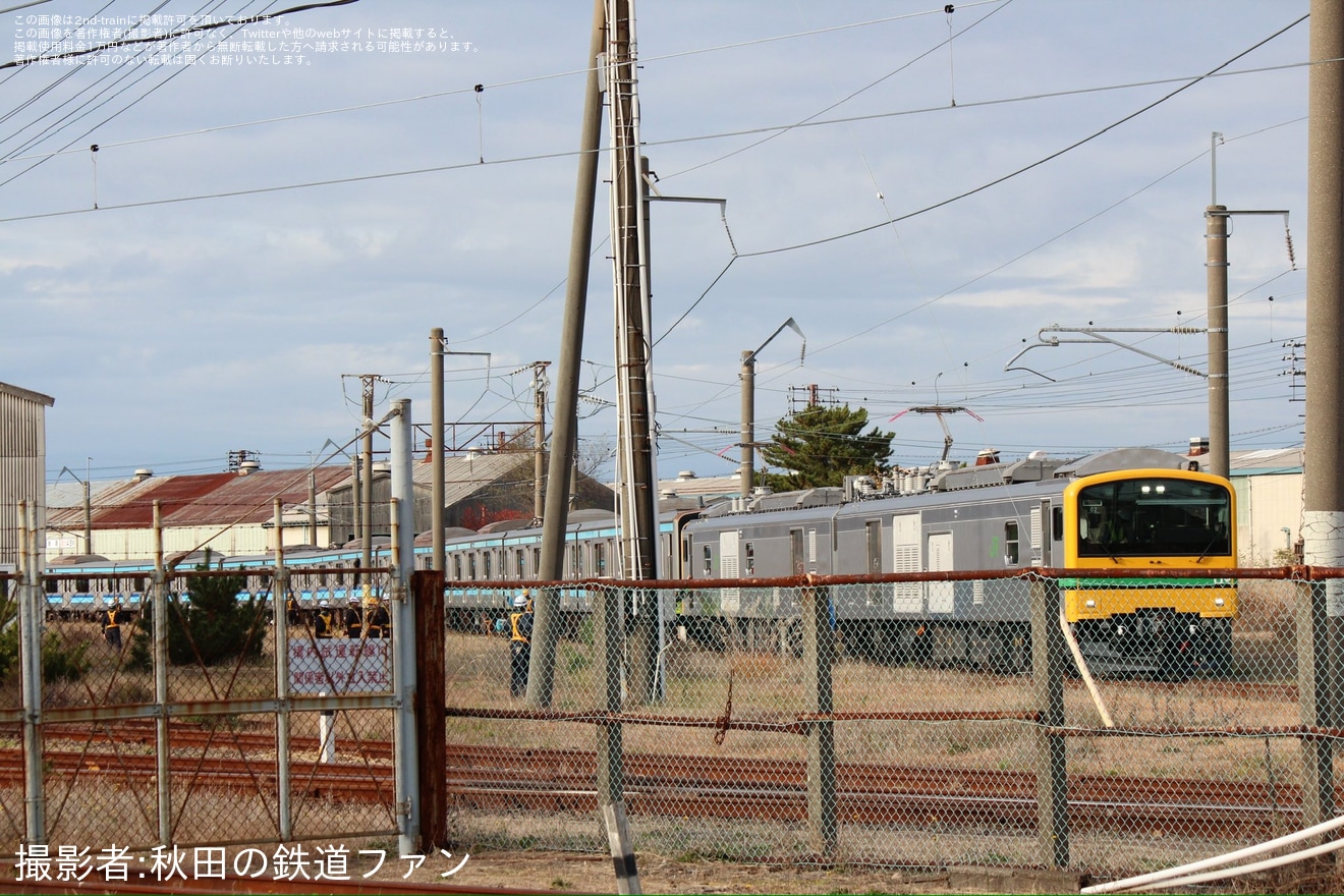 【JR東】E493系02編成とE231系800番台K2編成が連結試験やブレーキ試験などを実施の拡大写真