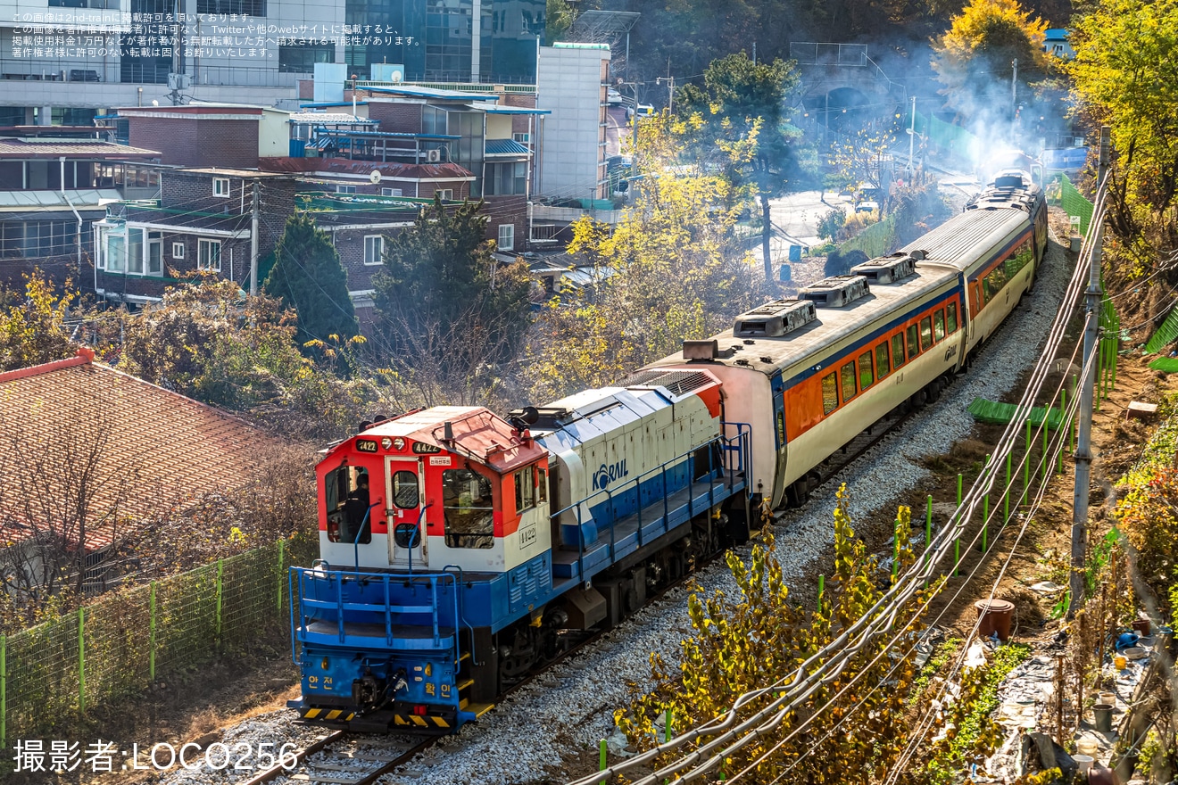 【Korail】客車付きでのソウル郊外線の試運転が開始の拡大写真