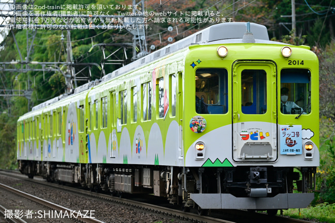 【近鉄】ファミリー列車で行くつどいラッコ号 を室生口大野～三本松間で撮影した写真