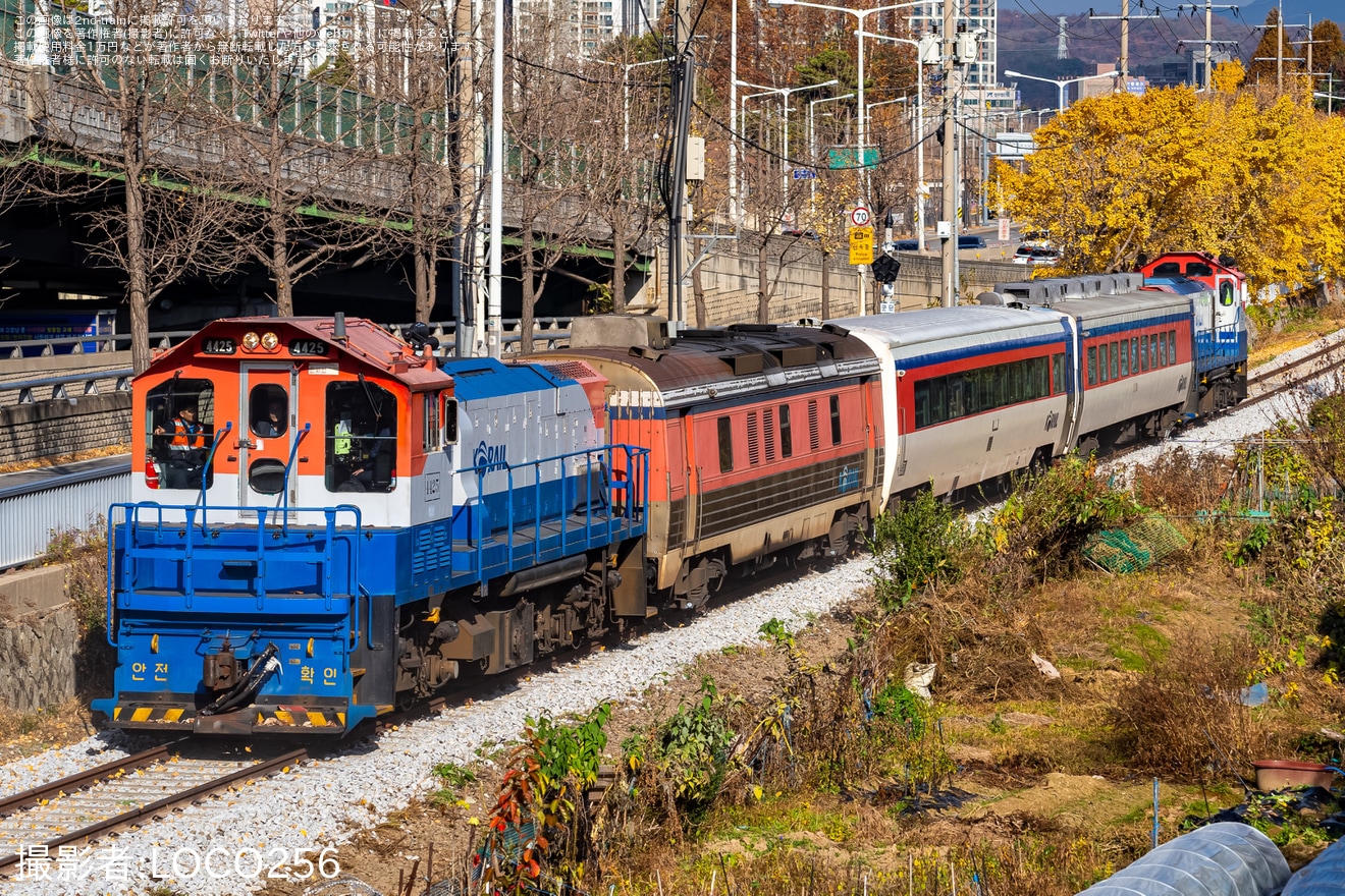 【Korail】客車付きでのソウル郊外線の試運転が開始の拡大写真