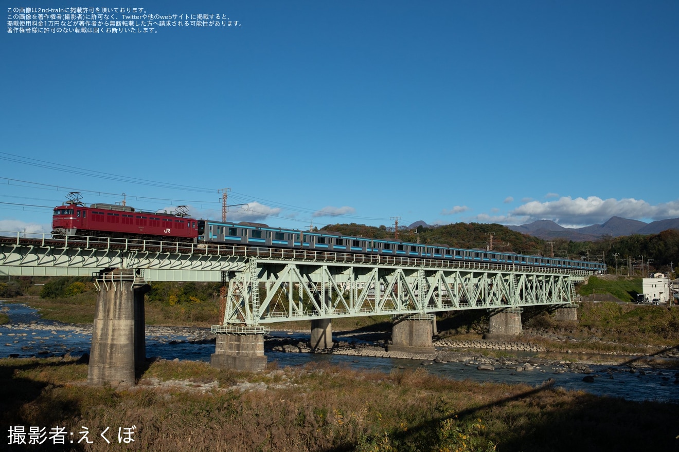 【JR東】E231系ミツK2編成秋田総合車両センター出場配給の拡大写真