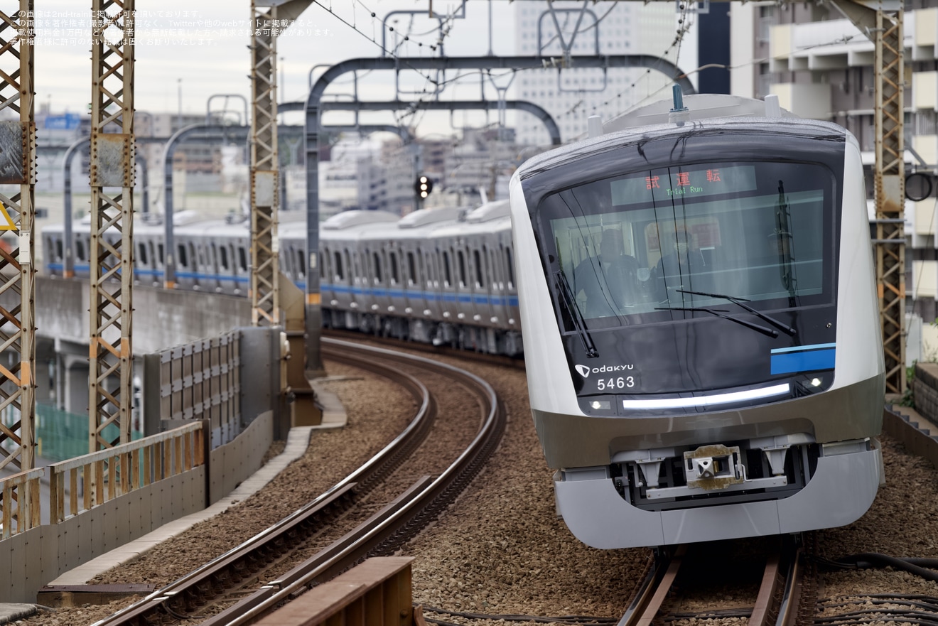 【小田急】5000形5063F(5063×10)新製試運転の拡大写真